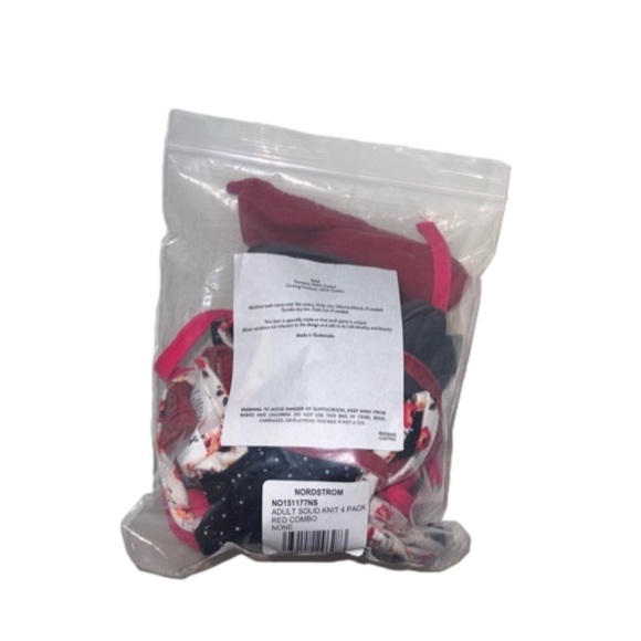 Nordstrom- Adult adjustable face mask set of 4 - Picture 1 of 3